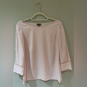 Ballet Pink Flowy Talbots Blouse